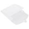 JAM Paper Clear Frost Plastic Portfolio with Circular Tuck Flap Closure 8.5" x 6.5"